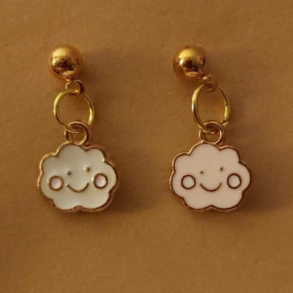 Gold Plated Stainless Steel Post Earrings